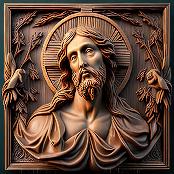 3D model st jesus (STL)